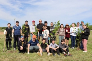 В Шарковщине появилась Аллея мира и созидания
