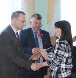 Узнагароды лепшым работнікам службы