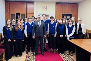Дзесяцікласнікі пабывалі ў гасцях у кіраўніцтва Шаркаўшчынскага раёна