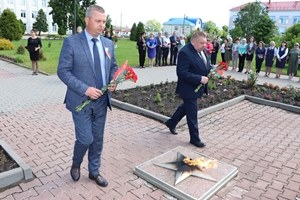 22 июня шарковчане почтили память павших в годы Великой
Отечественной войны