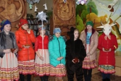 Праграма, прысвечаная святу Нараджэння Хрыстова, прайшла ў дзіцячай бібліятэцы