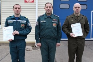 Узнагарожданы шаркаўшчынскія выратавальнікі