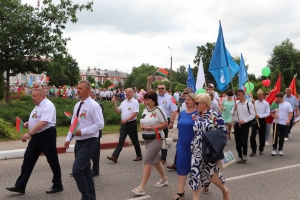 В Шарковщине широко отпраздновали День Независимости
Республики Беларусь