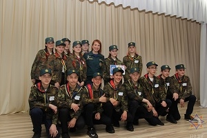 Зональный этап слёта юных спасателей-пожарных в Миорах