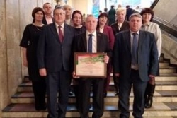 Делегация Шарковщинского района приняла участие в
торжественном мероприятии, посвященном чествованию лауреатов почетного звания «Человек
года Витебщины-2022»