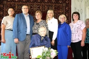 100-гадовы юбілей адзначыла жыхарка аграгарадка Германавічы Ніна Фёдараўна Кадушкевіч