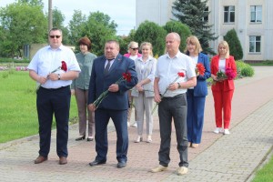 22 чэрвеня ў Шаркаўшчыне ўшанавалі памяць ахвяраў Вялікай Айчыннай вайны