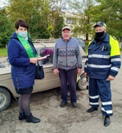 В Шарковщине провели профилактическую акцию с пожилыми
участниками дорожного движения