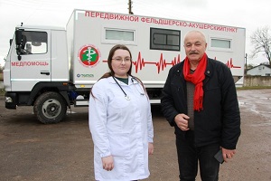 В Шарковщинском районе начал работу передвижной медицинский комплекс