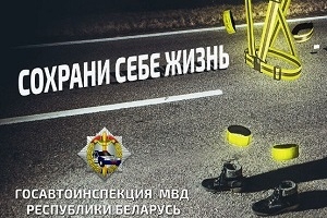 Дзяржаўтаінспекцыя праводзіць рэспубліканскае прафілактычнае мерапрыемства "Захавай сабе жыццё!"