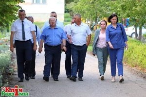 Шарковщину с рабочим визитом посетили Владимир Терентьев и Дмитрий Хома