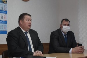 Дэлегат VI Усебеларускага народнага сходу Станіслаў Тадэвушавіч Стома сустрэўся з калектывам Шаркаўшчынскага РГС