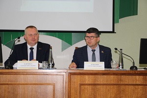 Первый заместитель председателя Витебского облисполкома Сергей Викторович Левкович встретился с трудовыми коллективами района