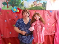 Представление театра тростевых кукол «Вясёлы буслік»