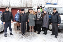 Учащиеся 8 «А» ГУО
«СШ №1 г.п.Шарковщина» побывали в РОВД на дне открытых дверей