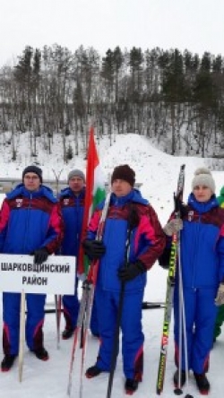 Каманда Шаркаўшчынскага раёна прыняла ўдзел у «Віцебскай лыжні — 2019»