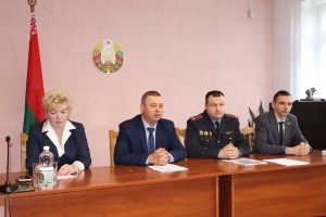 В рамках единого дня информирования прошла встреча с коллективом Шарковщинского участка электросвязи