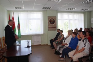 Дэпутат Палаты прадстаўнікоў Нацыянальнага сходу Рэспублікі Беларусь Павел Сільчонак сустрэўся з працоўнымі калектывамі Шаркаўшчынскага раёна