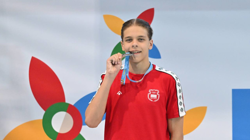 Belarusian Mikita Liakh reaps silver medal at EYOF in Skopje 