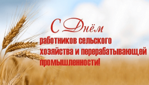 Поздравление руководства
Шарковщинского района с Днем работников сельского хозяйства и перерабатывающей
промышленности агропромышленного комплекса