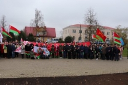 14 ноября шарковчане приняли участие в патриотическом автопробеге «За Беларусь!»